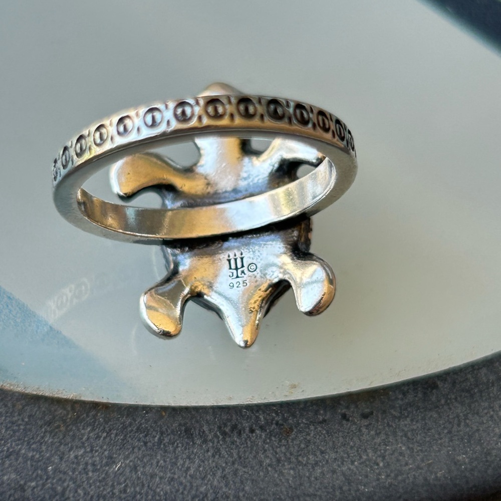 James Avery Turquoise Turtle Ring - image 2